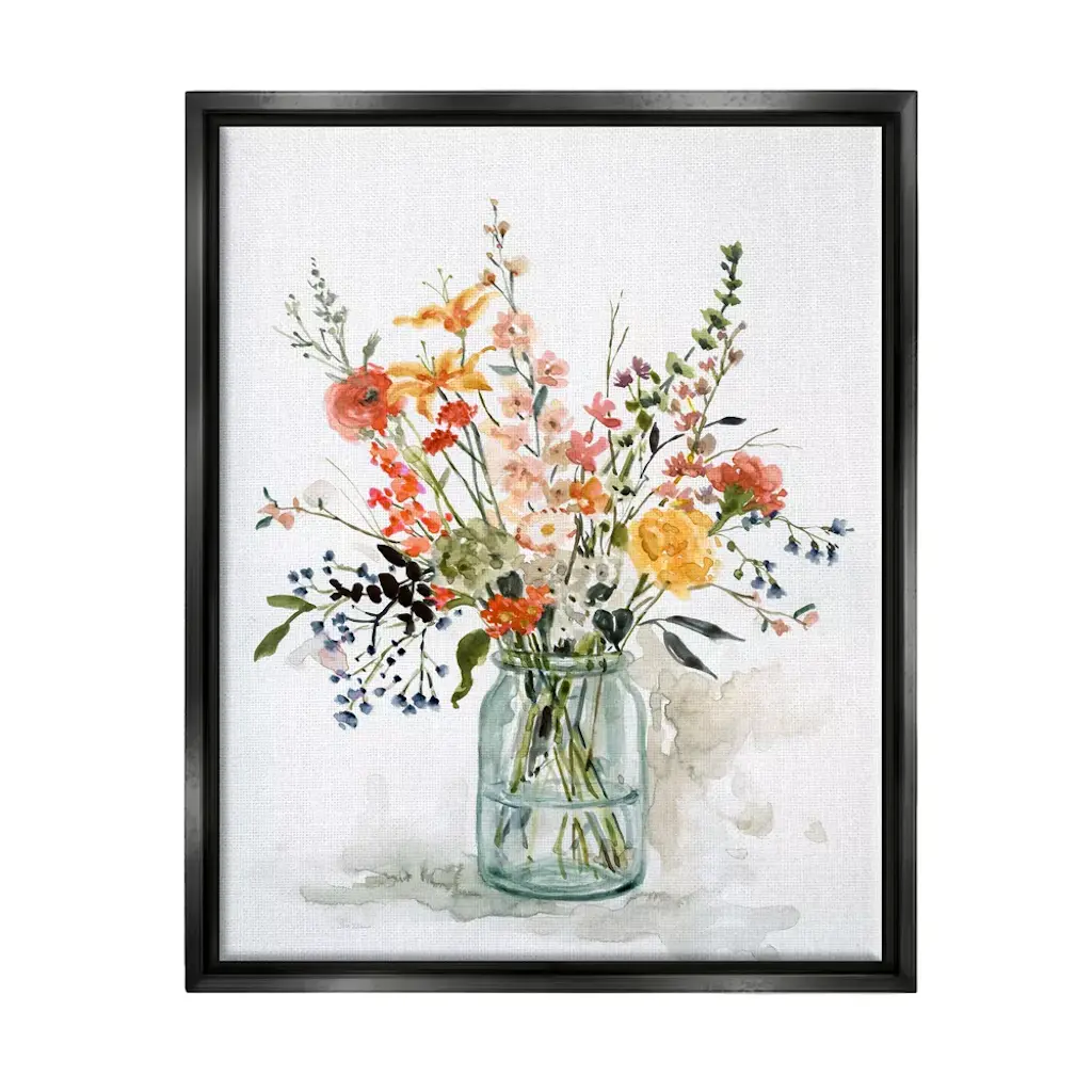 36 x 30 deals floral still life framed wall canvas