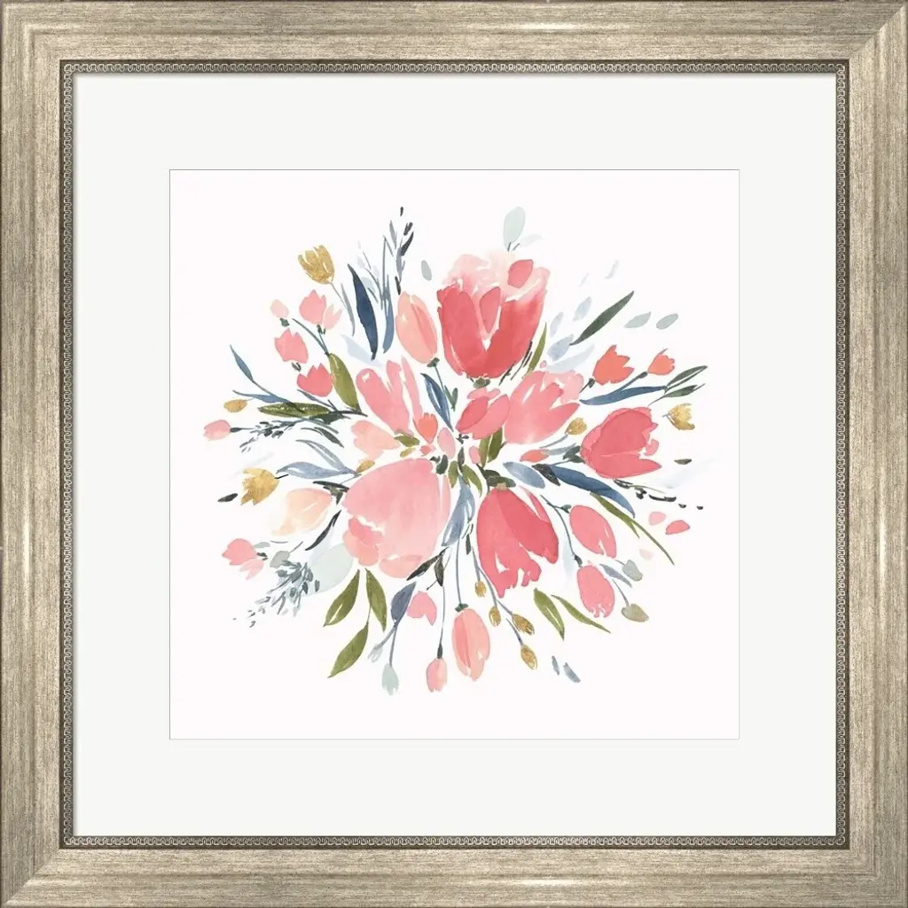 Isabelle Z 'Softhearted Ii' Framed Art - Plastic - Champagne