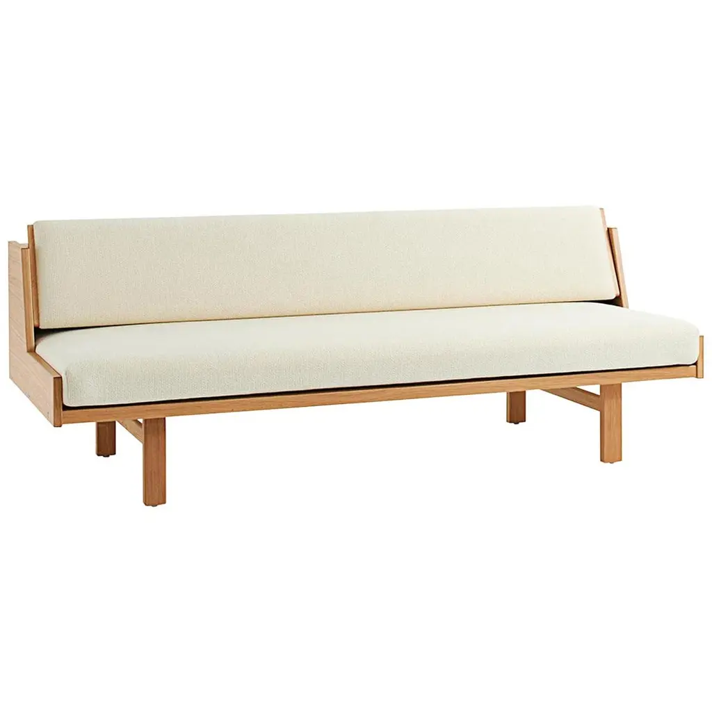 Hans Wegner Ge-258 Daybed, Lacquered Oak