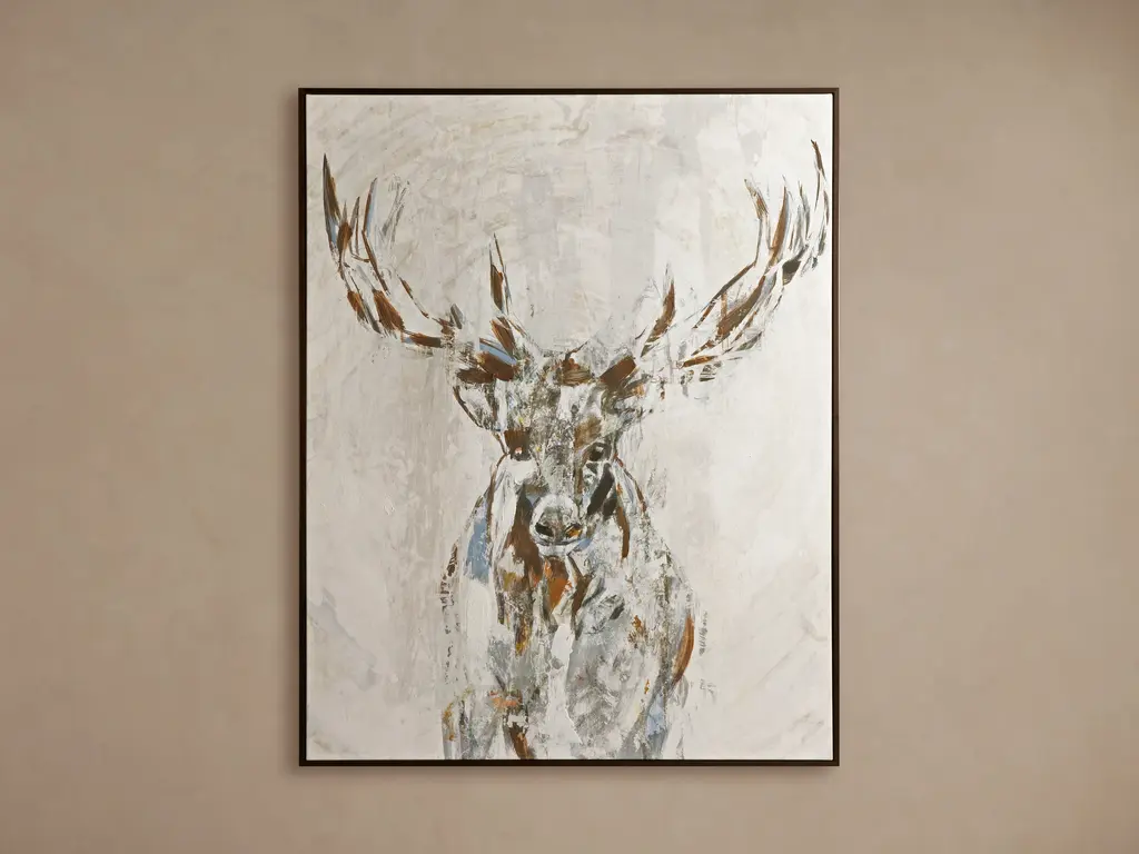 Through The Blizzard Framed Print