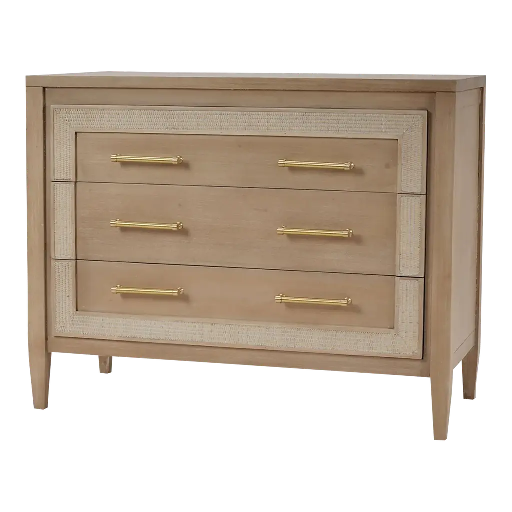 English Coastal Modern Chest Of Drawers