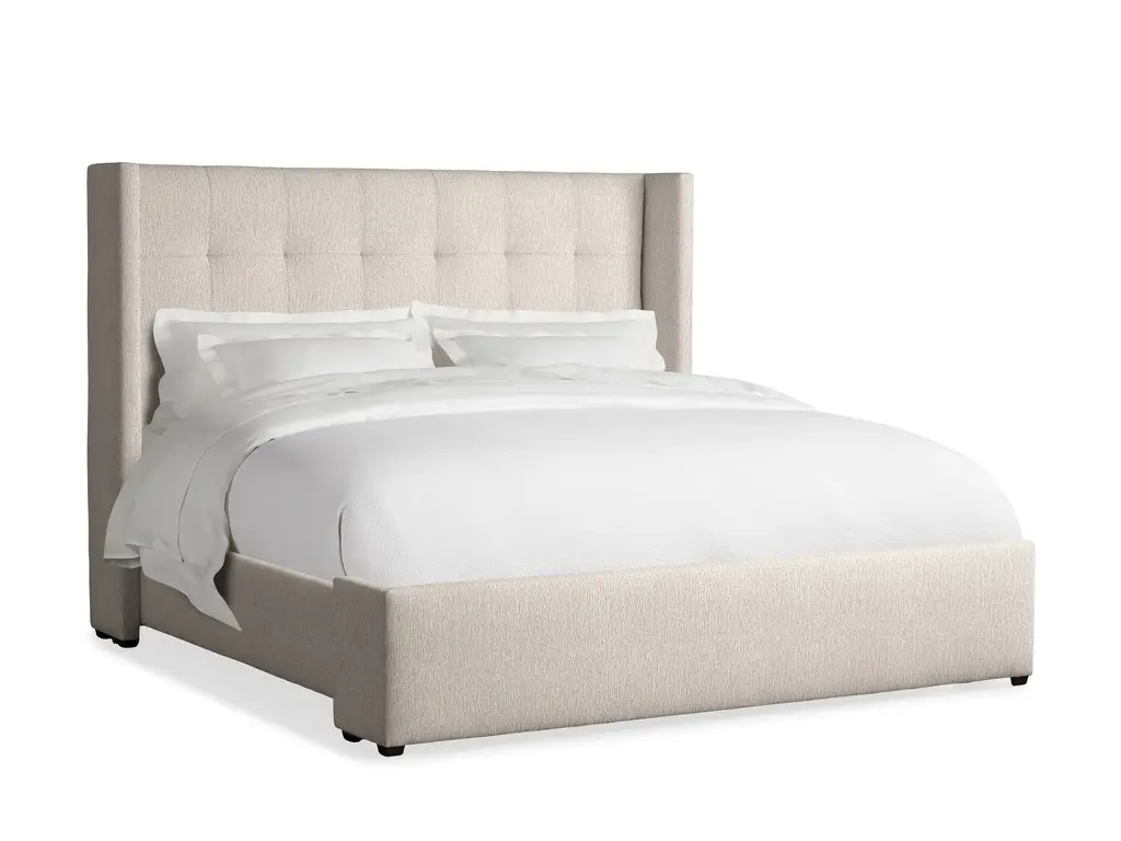 Wyller Box-tufted Bed With Low Footboard