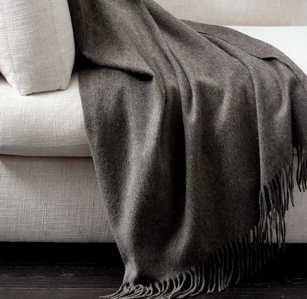 Restoration Hardware 555 Gram 2024 Cashmere Throw