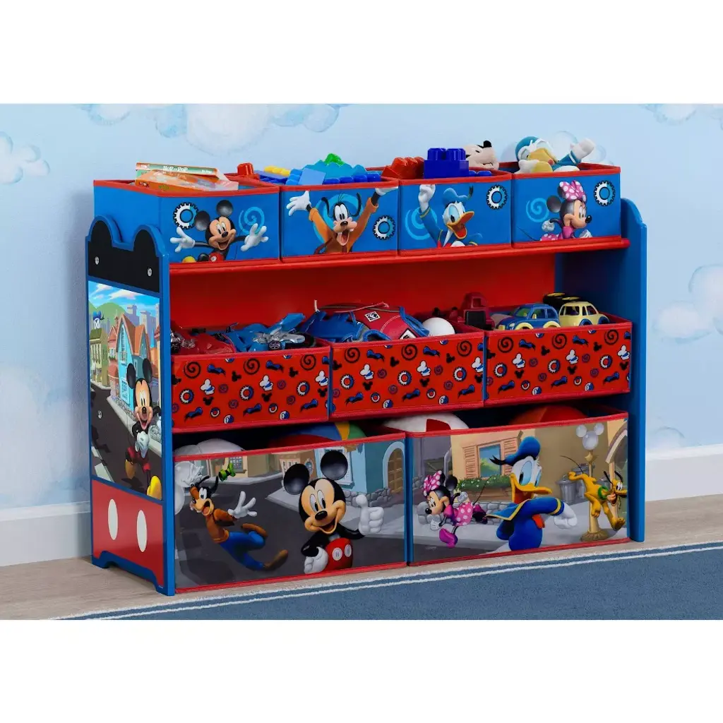 Disney Junior deals Mickey Mouse 6 Bin Toy Organizer