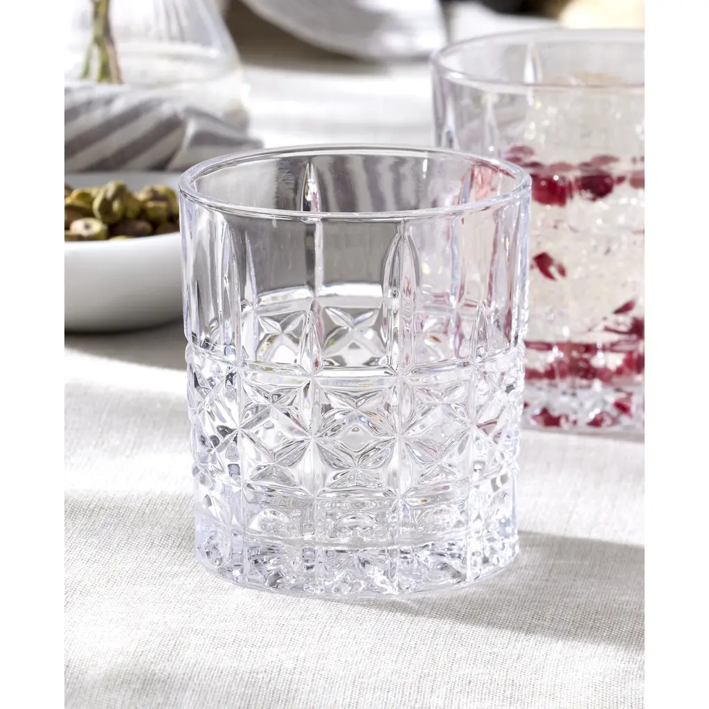 Oneida Apollo Double Old Fashioned Glasses, Set Of 4 - Clear - 4 Piece