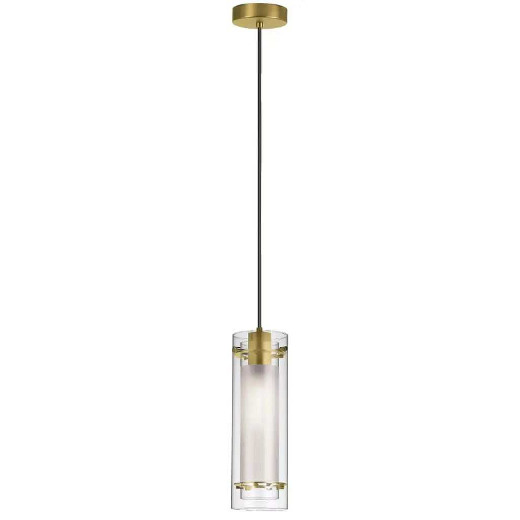 Dainolite Pasha 1 - Light Pendant In  Aged Brass