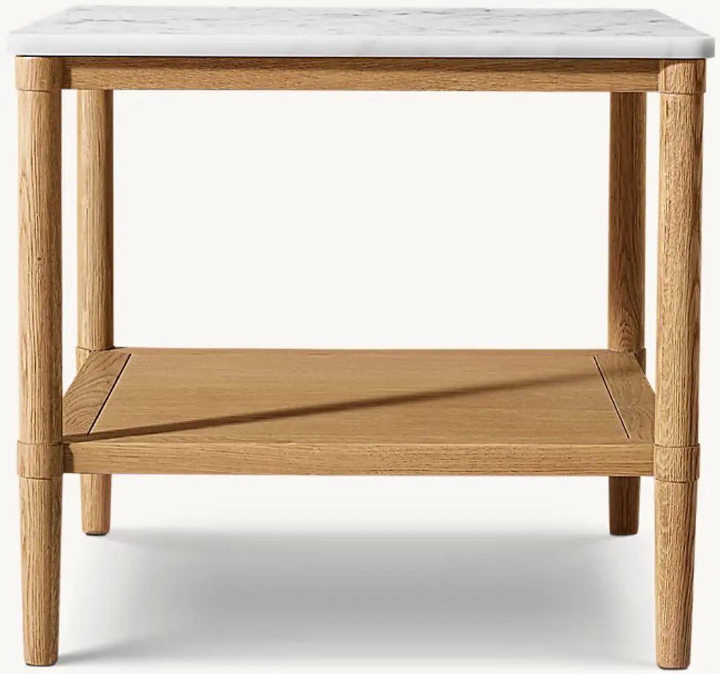 François Marble Square Side Table