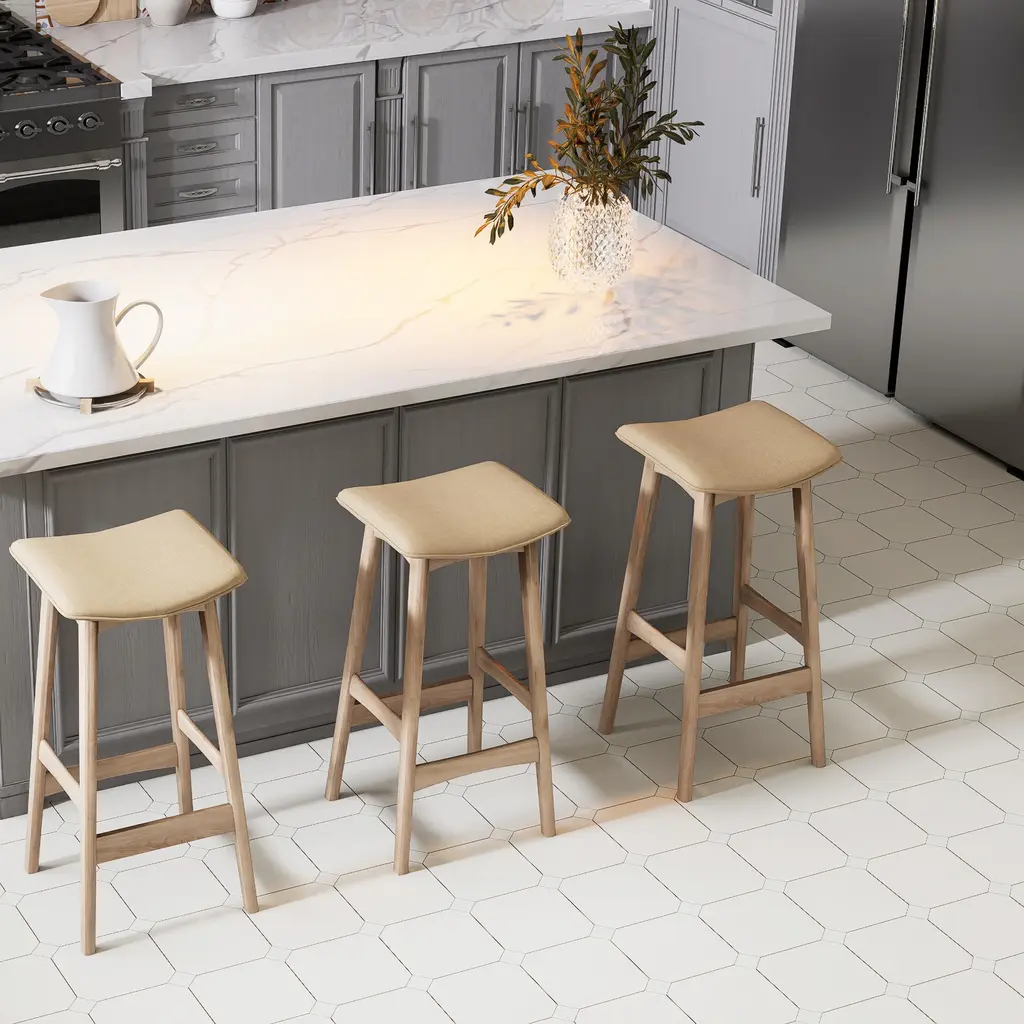 Merola Tile Vaudeville Octagon Nacar With Taco Nacar 7-7/8" X 7-7/8" Porcelain Floor And Wall Tile - Case (50 Tiles)