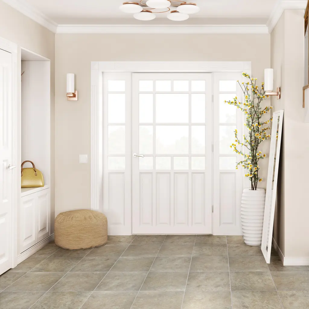 Merola Tile Roma Taupe 13" X 13" Porcelain Floor And Wall Tile - Pallet (52 Tiles)