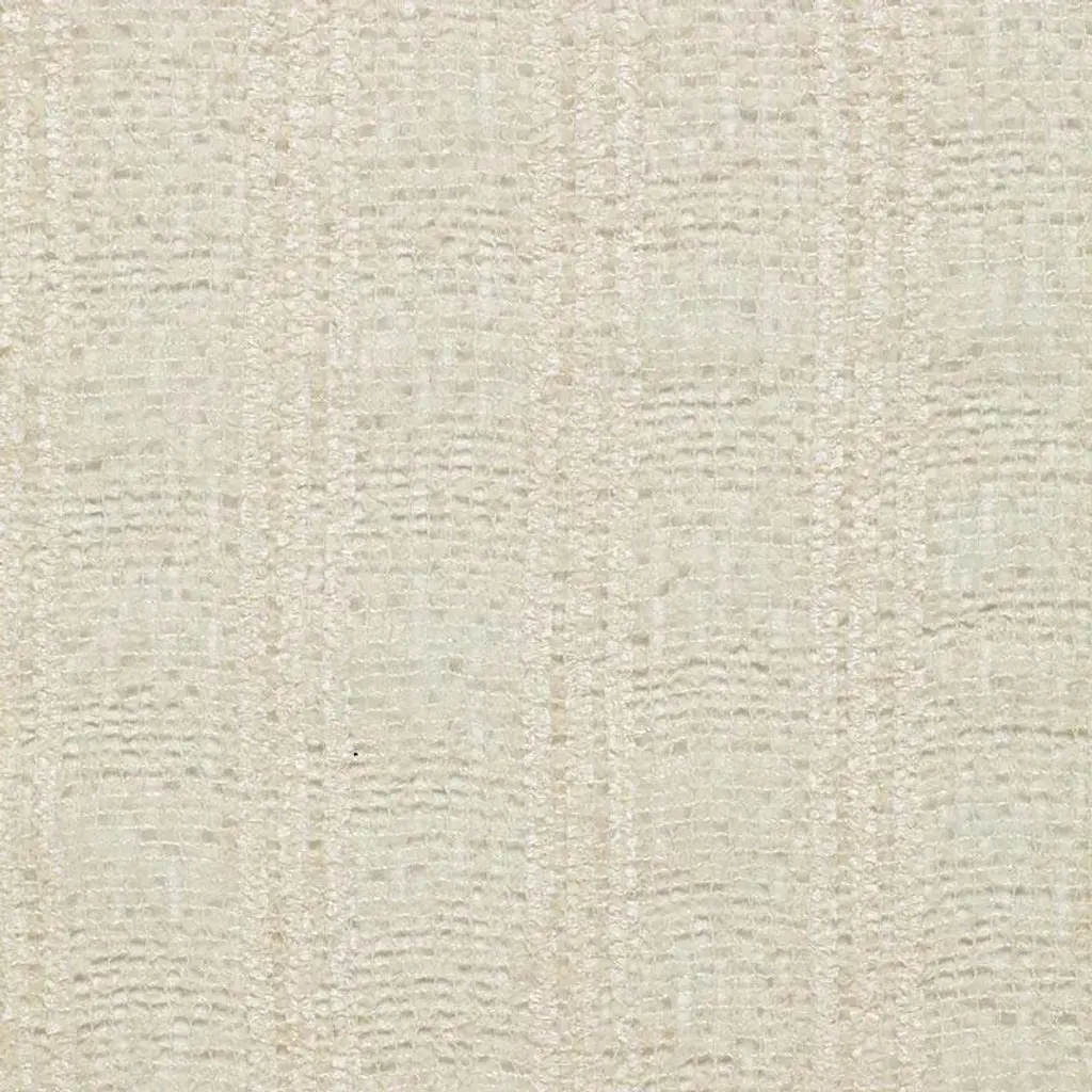 Schumacher Wool & Mohair Stripe Fabric In Cream