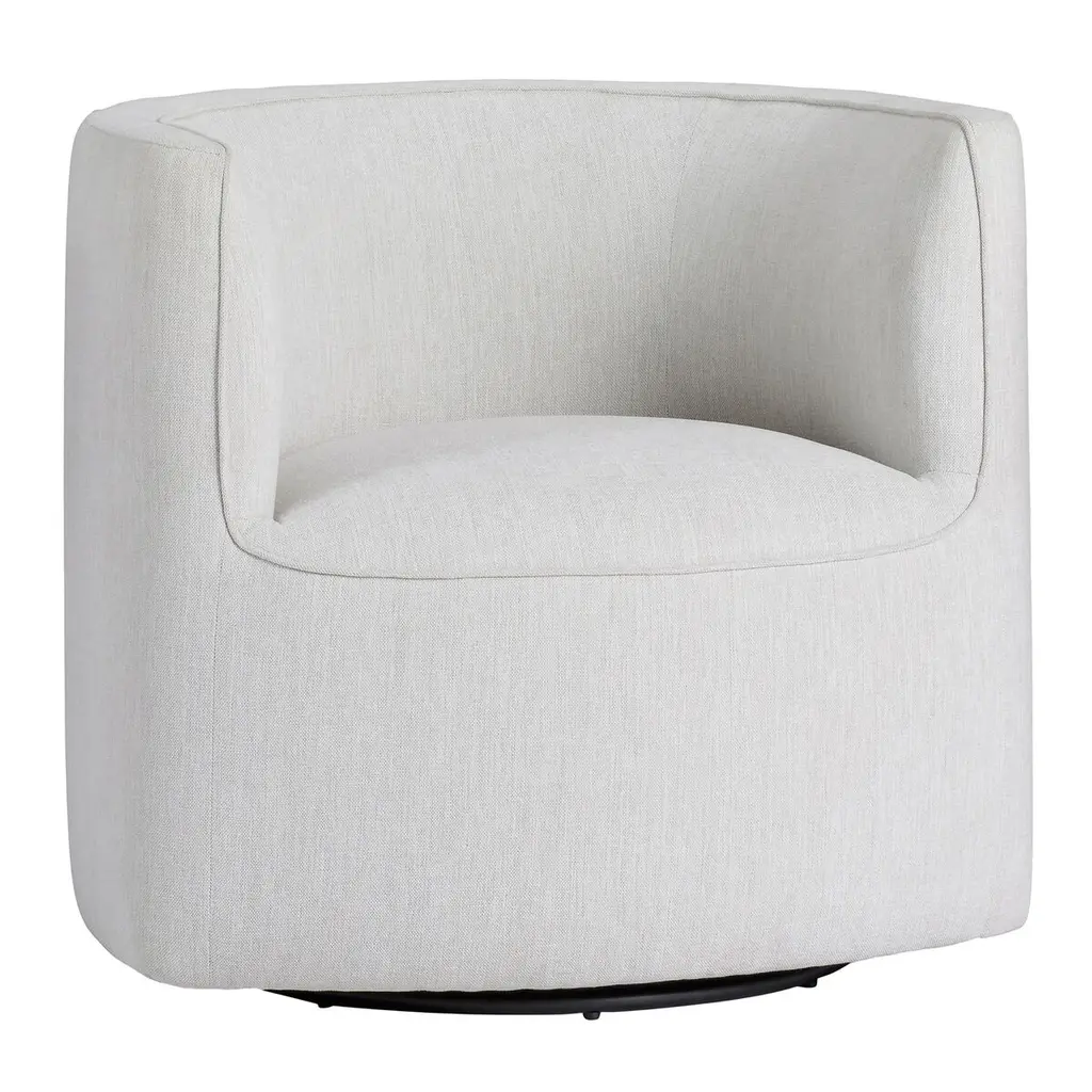Eniko Performance Swivel Chair, Dove