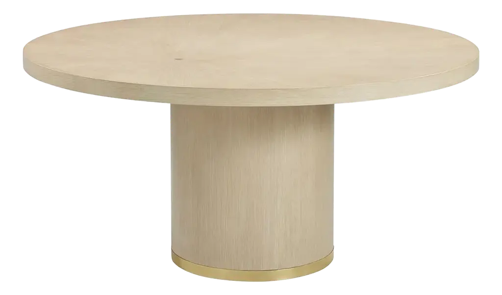 Round Hollywood Regency Dining Table