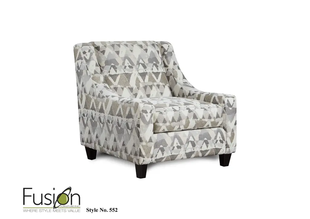 Alton Silver Mountain View Cement Accent Chair