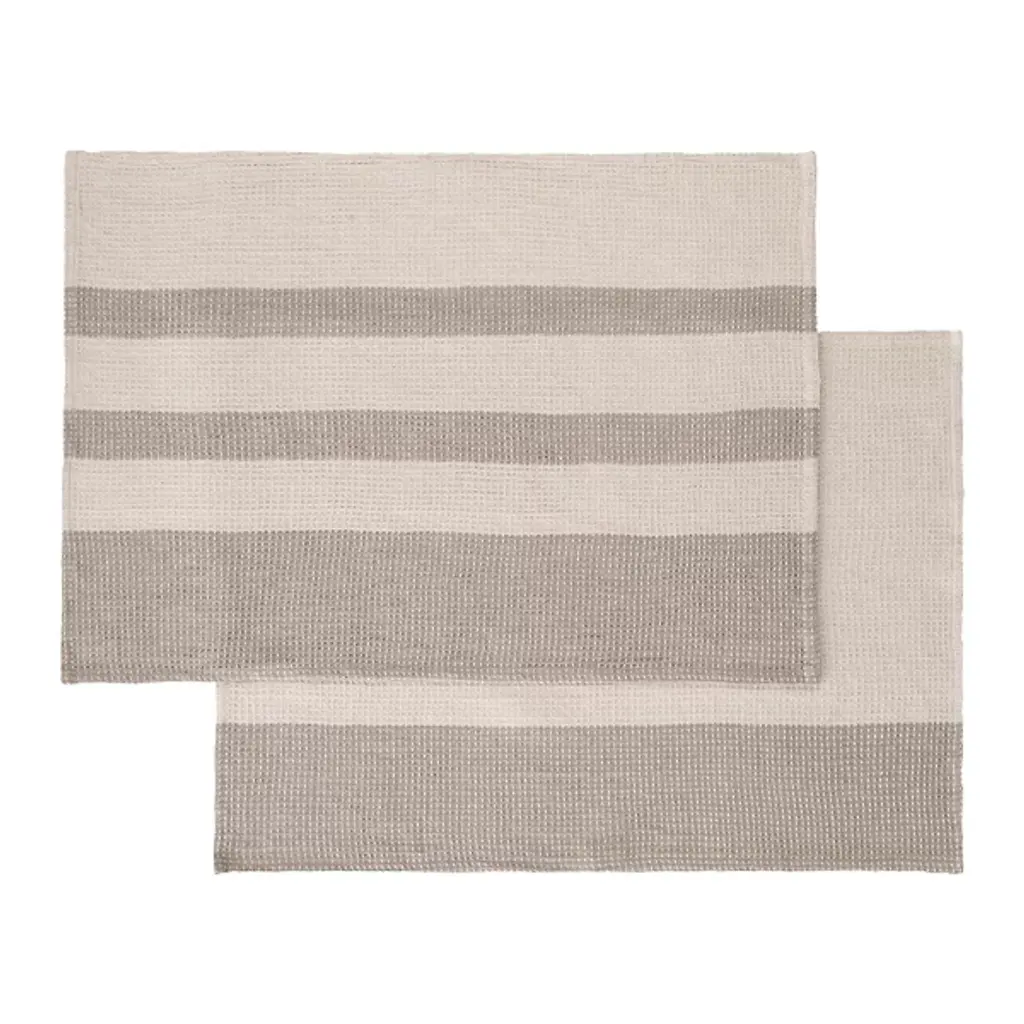 Gano Waffle Tea Towel, Set Of 2