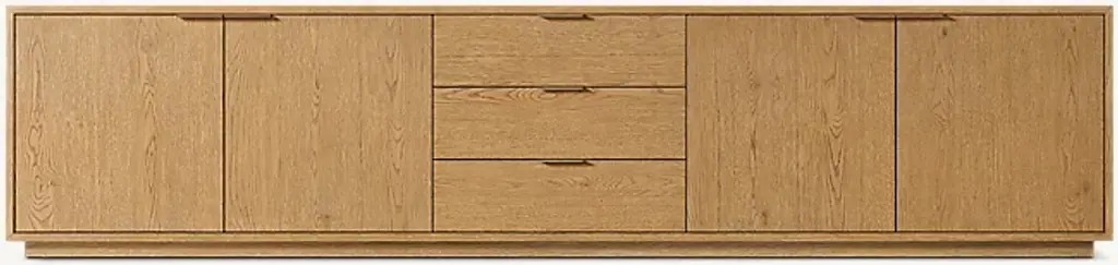 Montecito 4-Door Low Media Console With Drawers