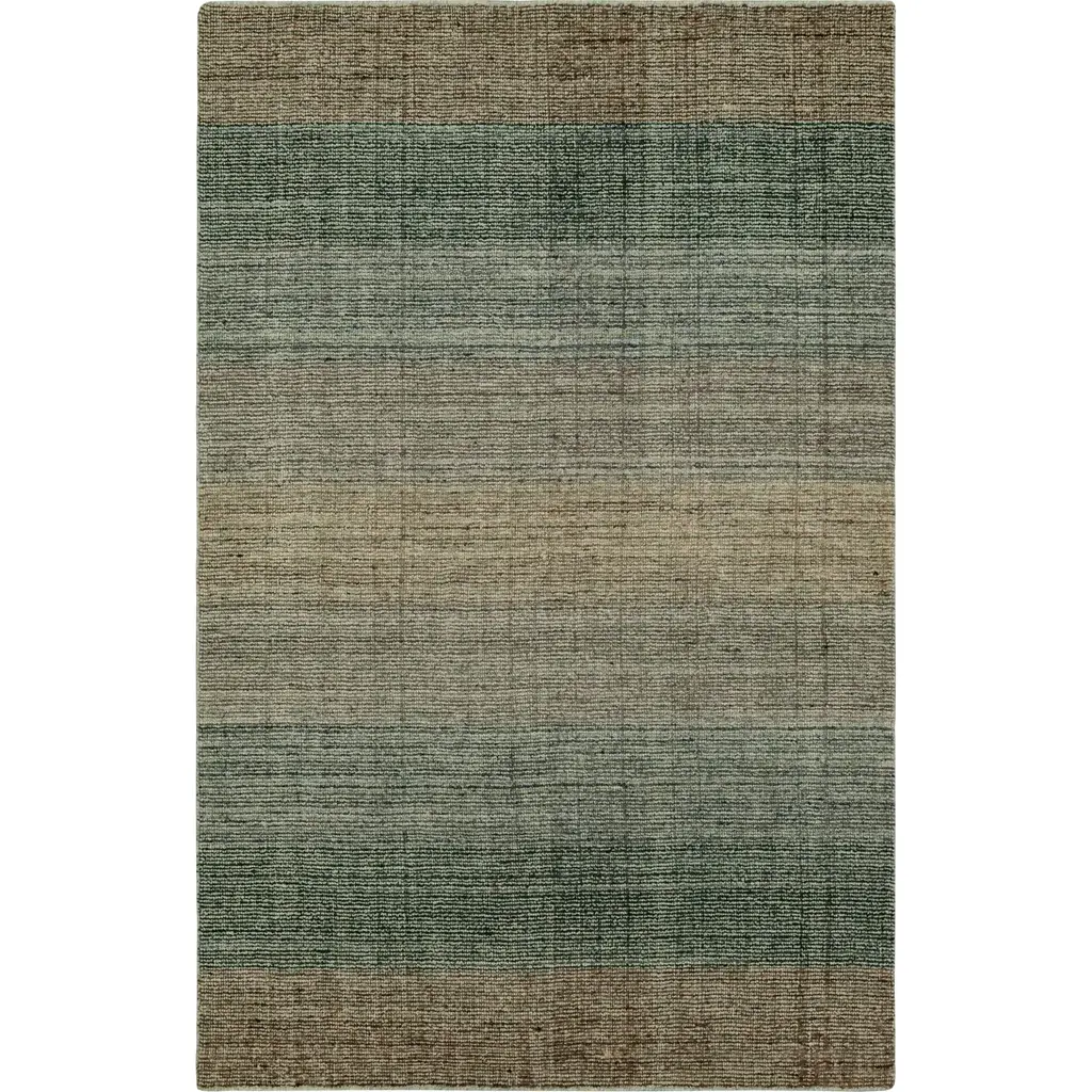 Karastan Wabi Sabi Striped Area Rug By Drew And Jonathan Home - 4' X 6' - Cerulean - Runner/rectangle