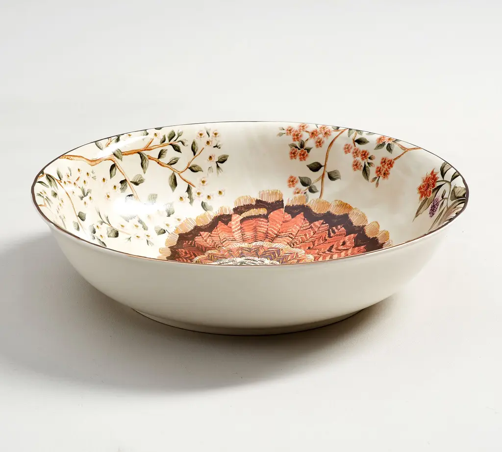 Pottery Barn Turkey Serving Bowl outlets