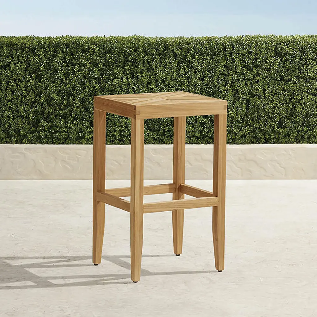Westport Teak Bar Stool In Natural Teak