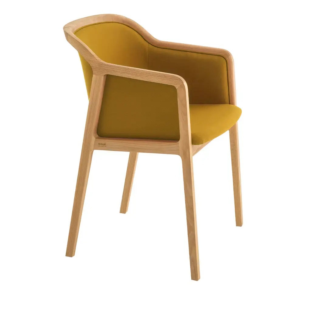 Vienna Topia Curry Ocher Armchair