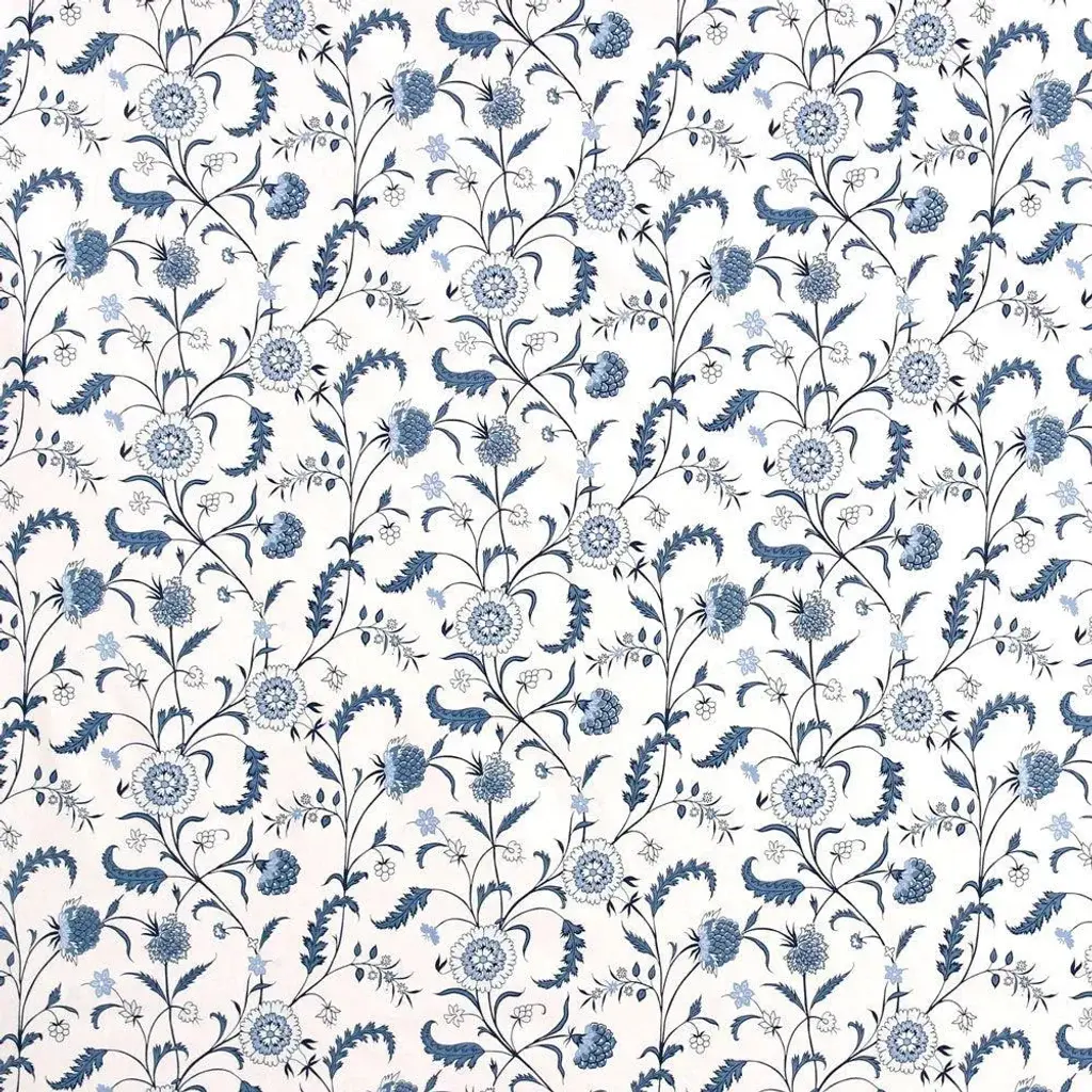 Sister Parish Titania Fabric In Royal Blue