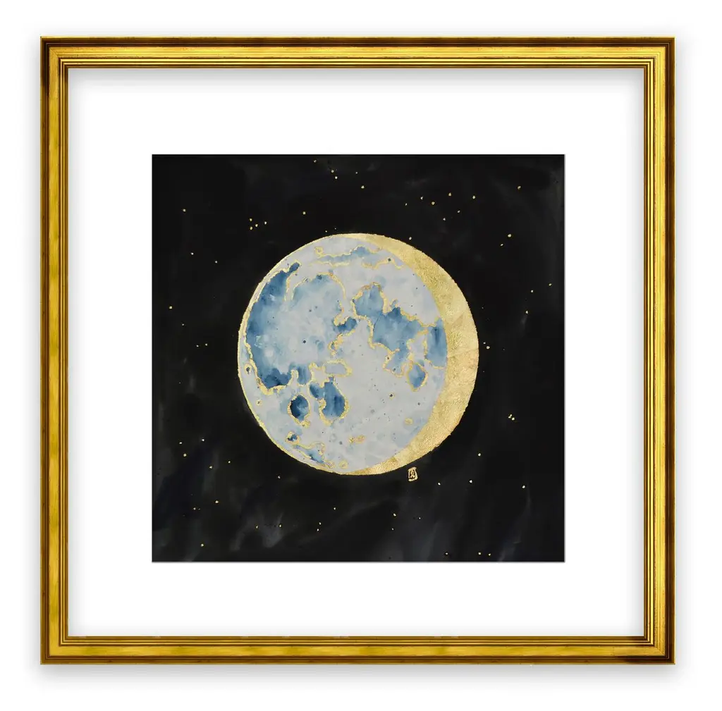 Laura Roebuck, Noir Crescent Painting