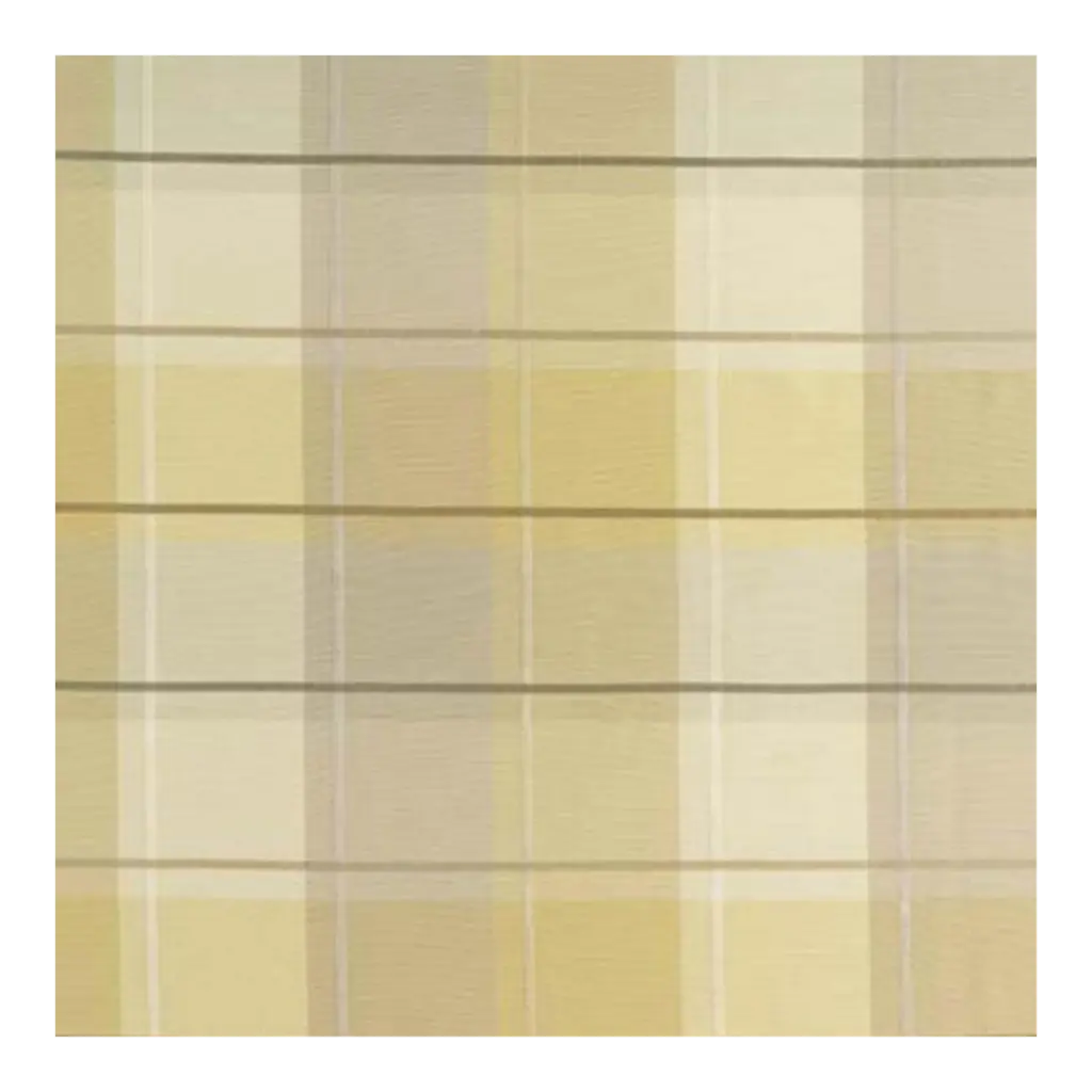 Schumacher Coin Silk Plaid Fabric In Alabaster