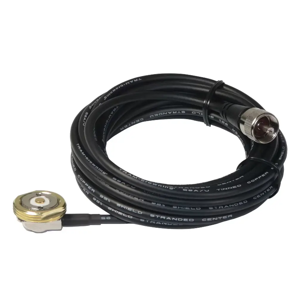 Browning® 3/4-inch Fully Enclosed Nmo Hole Mount With Preinstalled Uhf Male Pl-259 Connector In Black