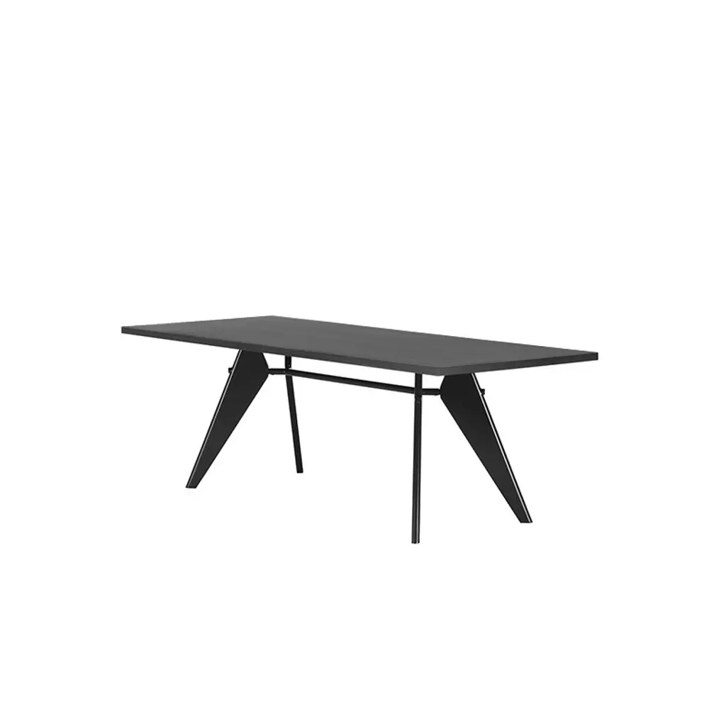 Em Table 200 X 90 Cm, Asphalt - Deep Black