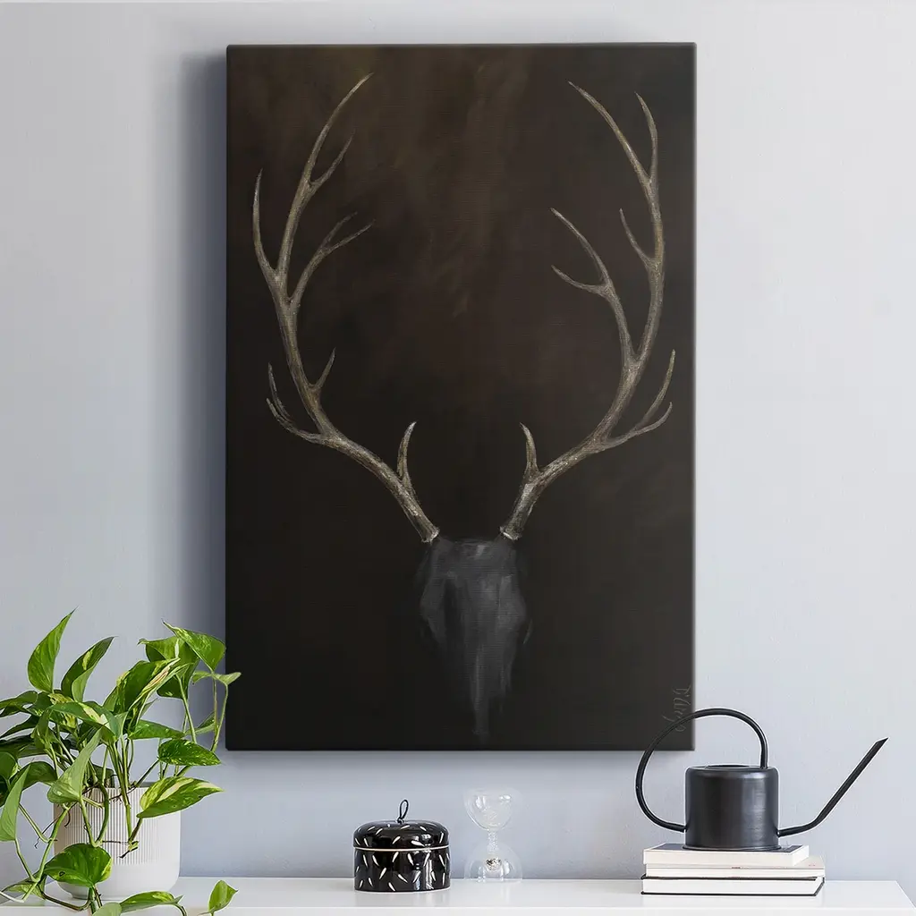 Buck Premium Gallery Wrapped Canvas - Ready To Hang - 40x60