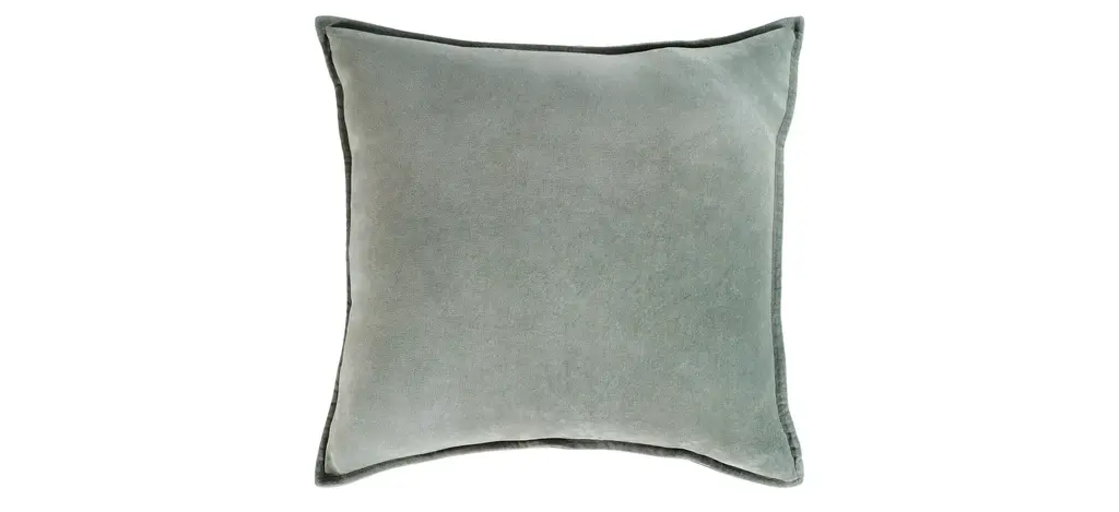 Cotton Velvet 22" Down Throw Pillow