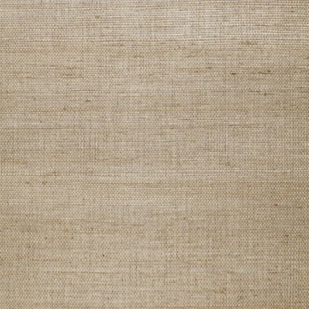 Schumacher Suwon Sisal Wallpaper In Champagne