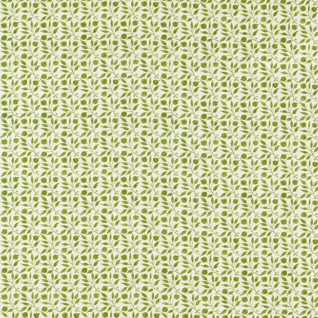Morris & Co Rosehip Fabric In Nettle
