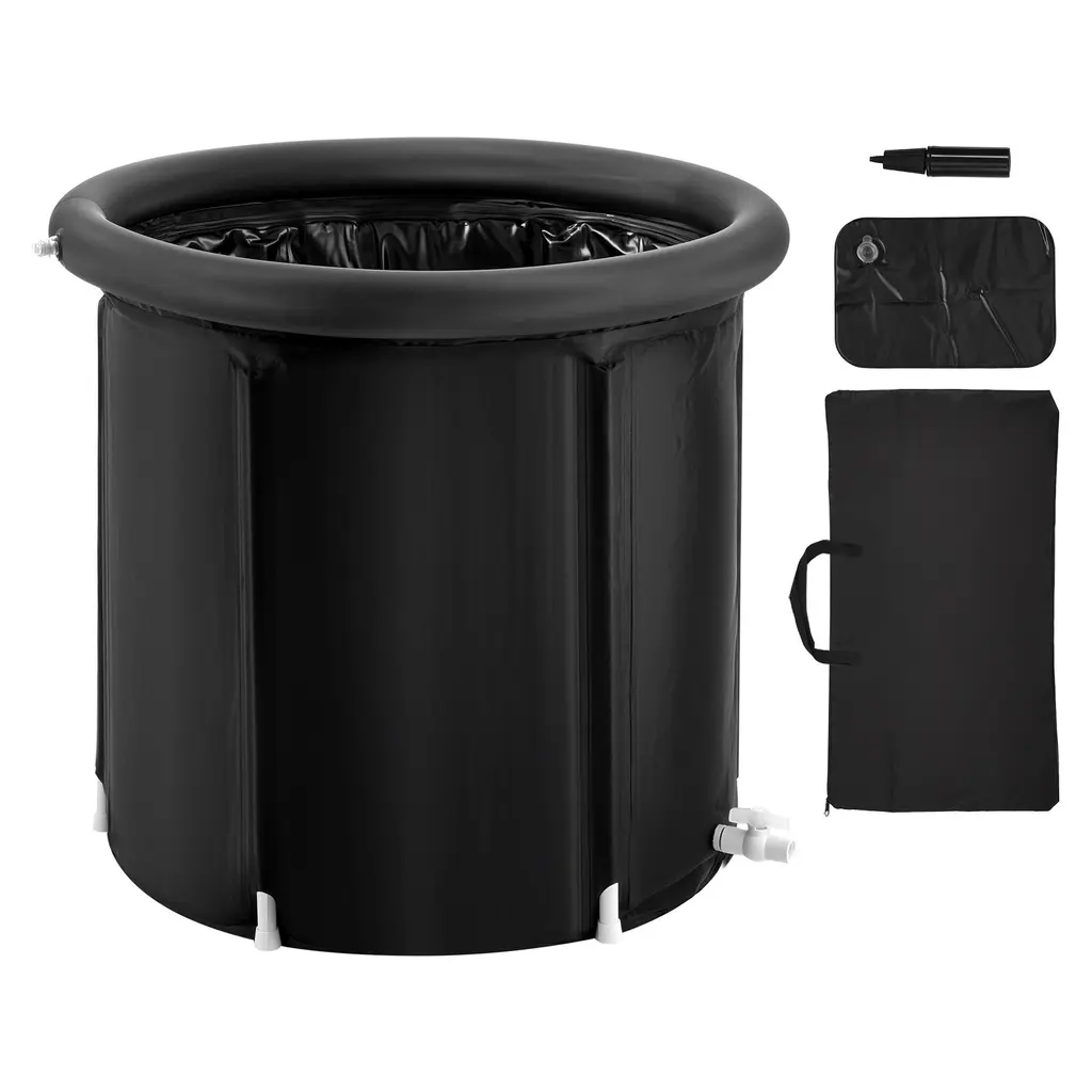 Ice Bath Tub, Cold Water Therapy Plunge Tub For Athlete, Portable Outdoor Ice Barrel Plunge Pool For Recovery - 31.5"