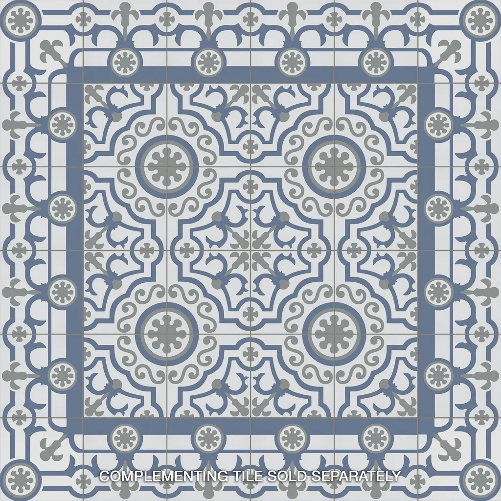 Merola Tile Hidraulico Ducados 9-3/4" X 9-3/4" Porcelain Floor And Wall Tile - Case (16 Tiles)