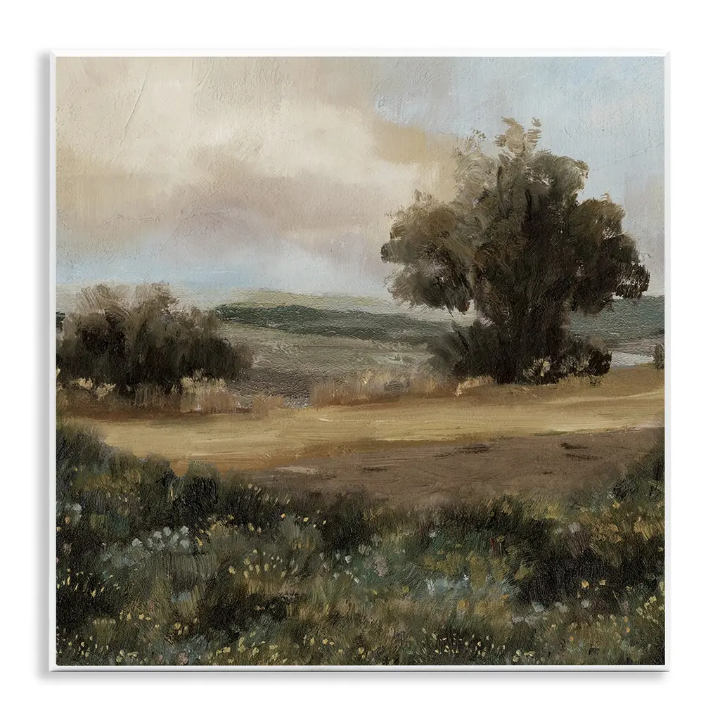 Stupell Vast Country Terrain Wall Plaque Art Design By Cloverfield & Co. - 12 X 12