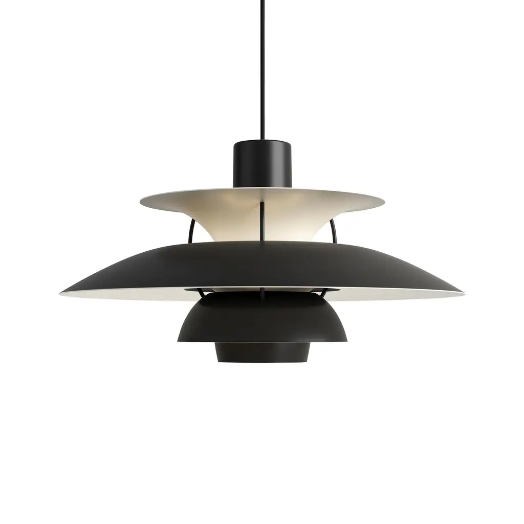 Scalloped Semi-Flush Mount Ceiling Light Black - shops Threshold™ designed with Studio