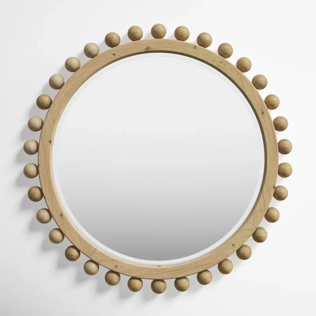 Augustine Solid Wood Flat Wall Mirror