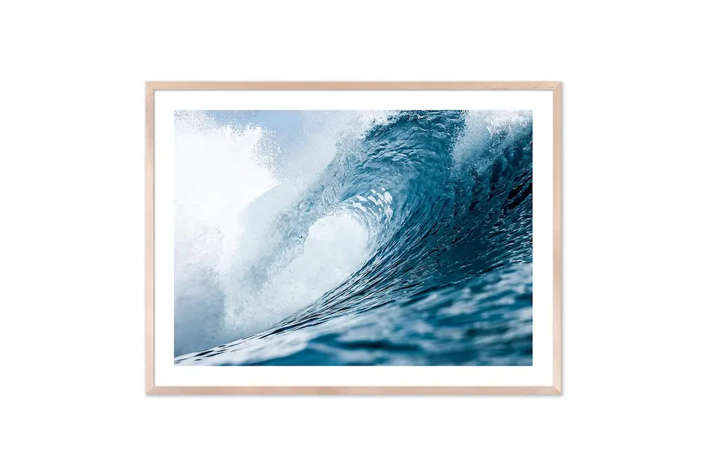 40x30 Indo By Jeremy Bishop | Rectangle | Natural Frame | Made In The Usa | Framed Art | Print | Horizontal