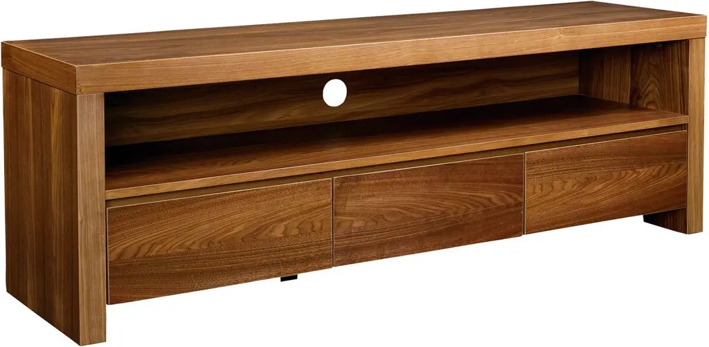 Rey Media Stand, Walnut