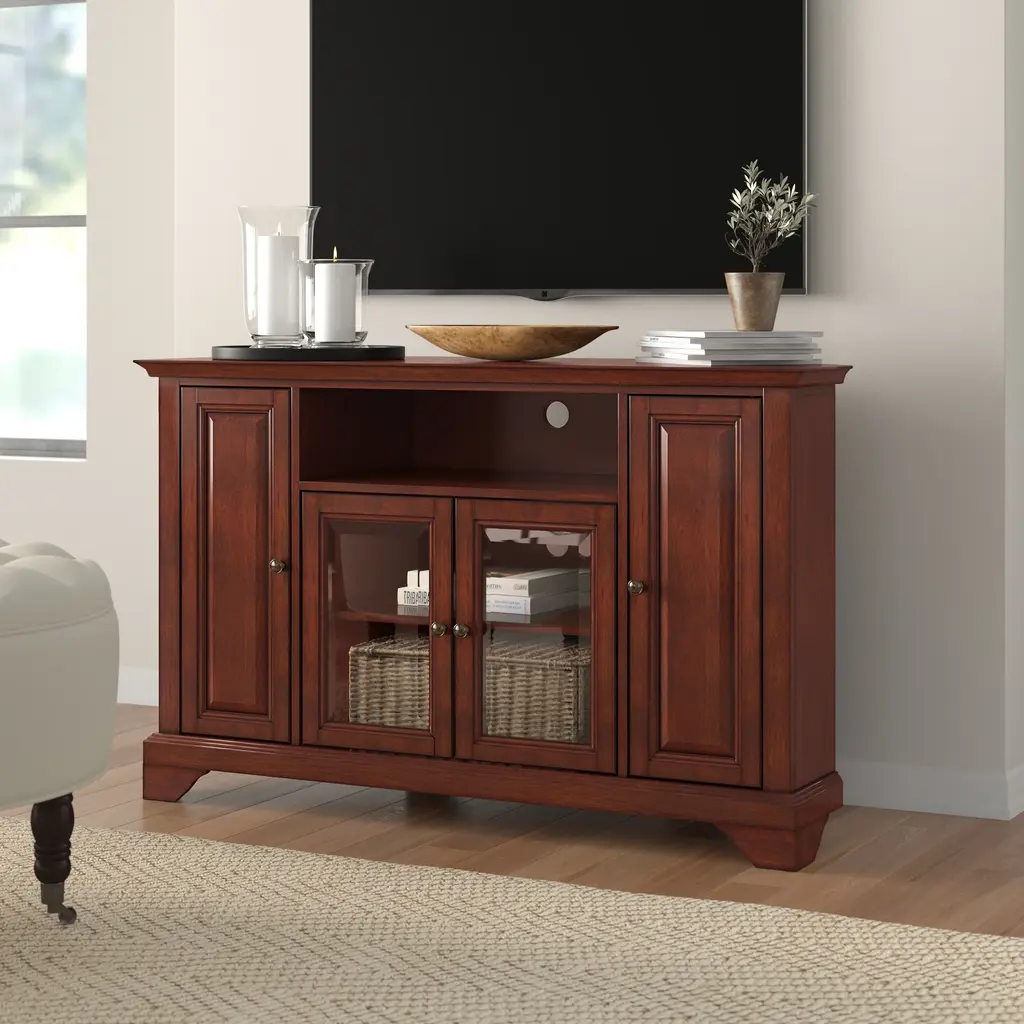 Hedon Corner Tv Stand For Tvs Up To 52"