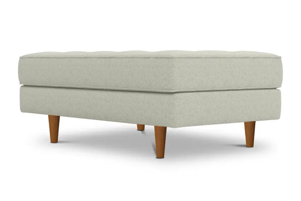 Monroe Ottoman :: Leg Finish: Pecan / Size: 28x48