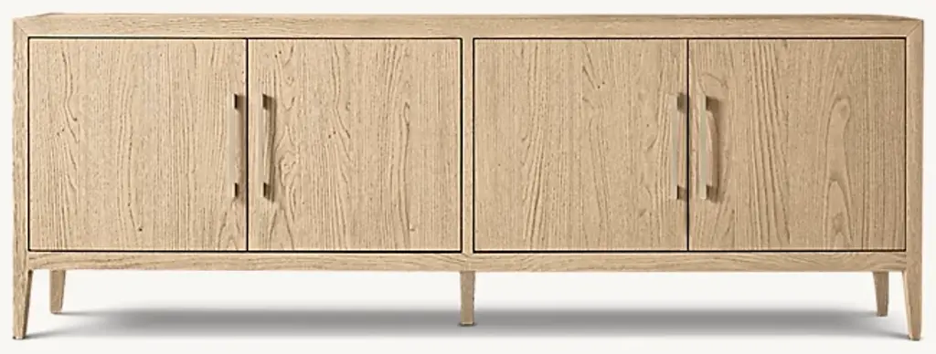 French Contemporary 4-Door Media Console