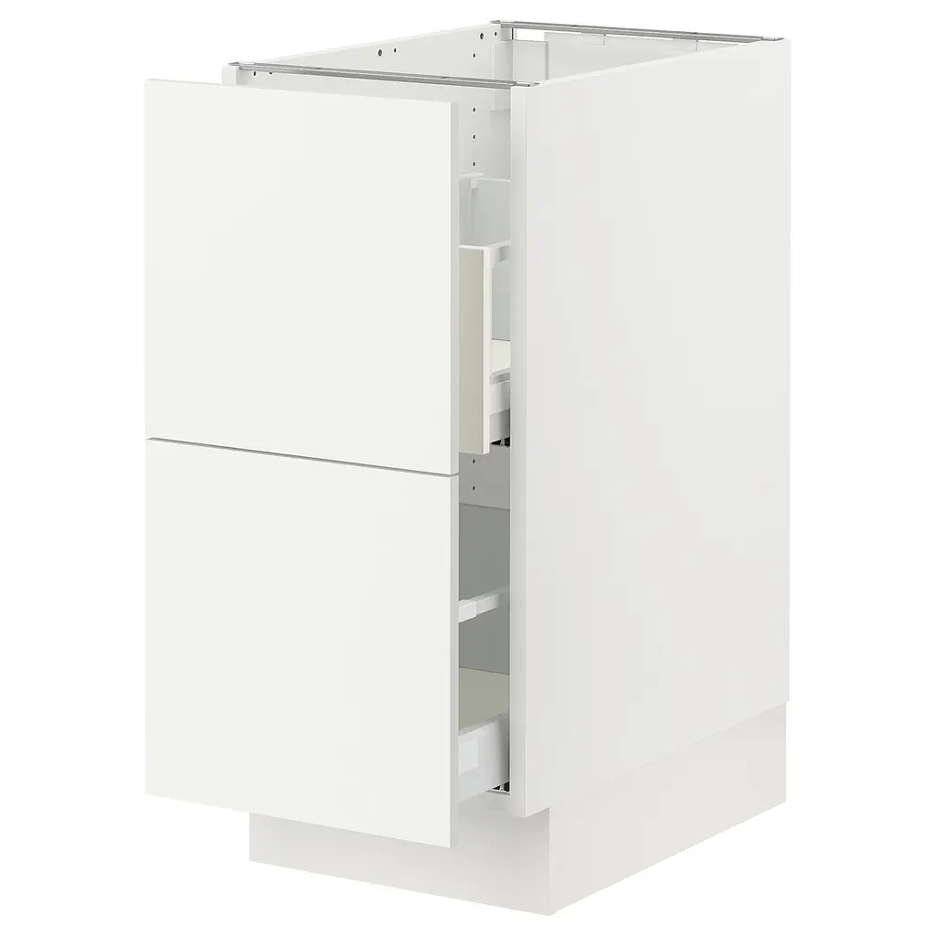 Sektion / Maximera Base Cab F Recycling/2 Fronts - White/vallstena White 15x24x30 "