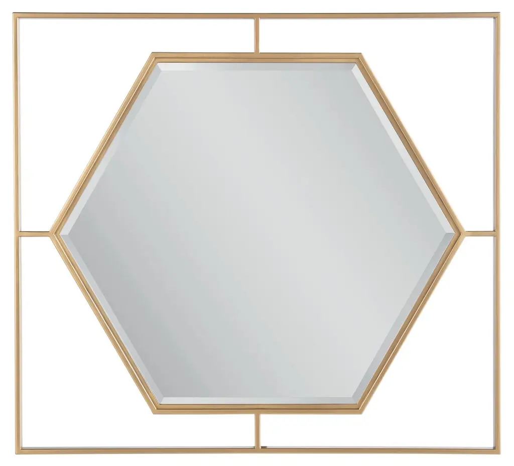 Love Joy Bliss Wall Mirror, Soft Gold