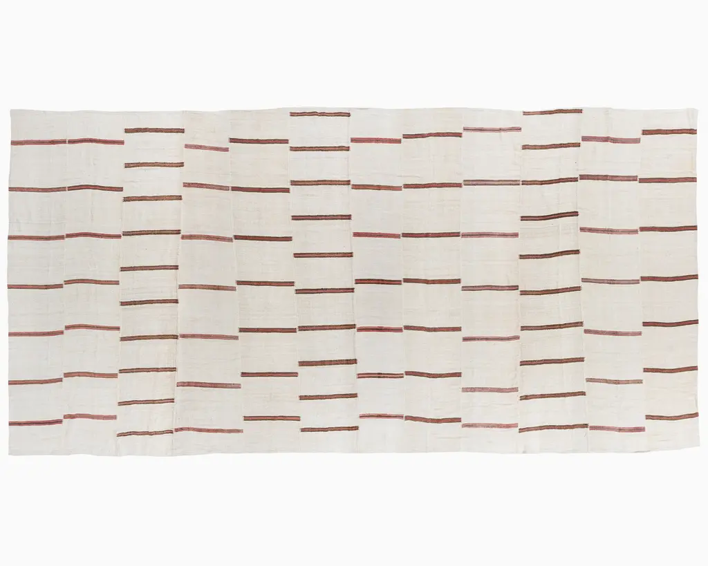 Turkish Kilim Flat Weave Runner 14'x26'