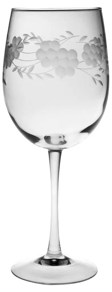 S/4 Adair Hand-cut Wineglasses, 19 Oz