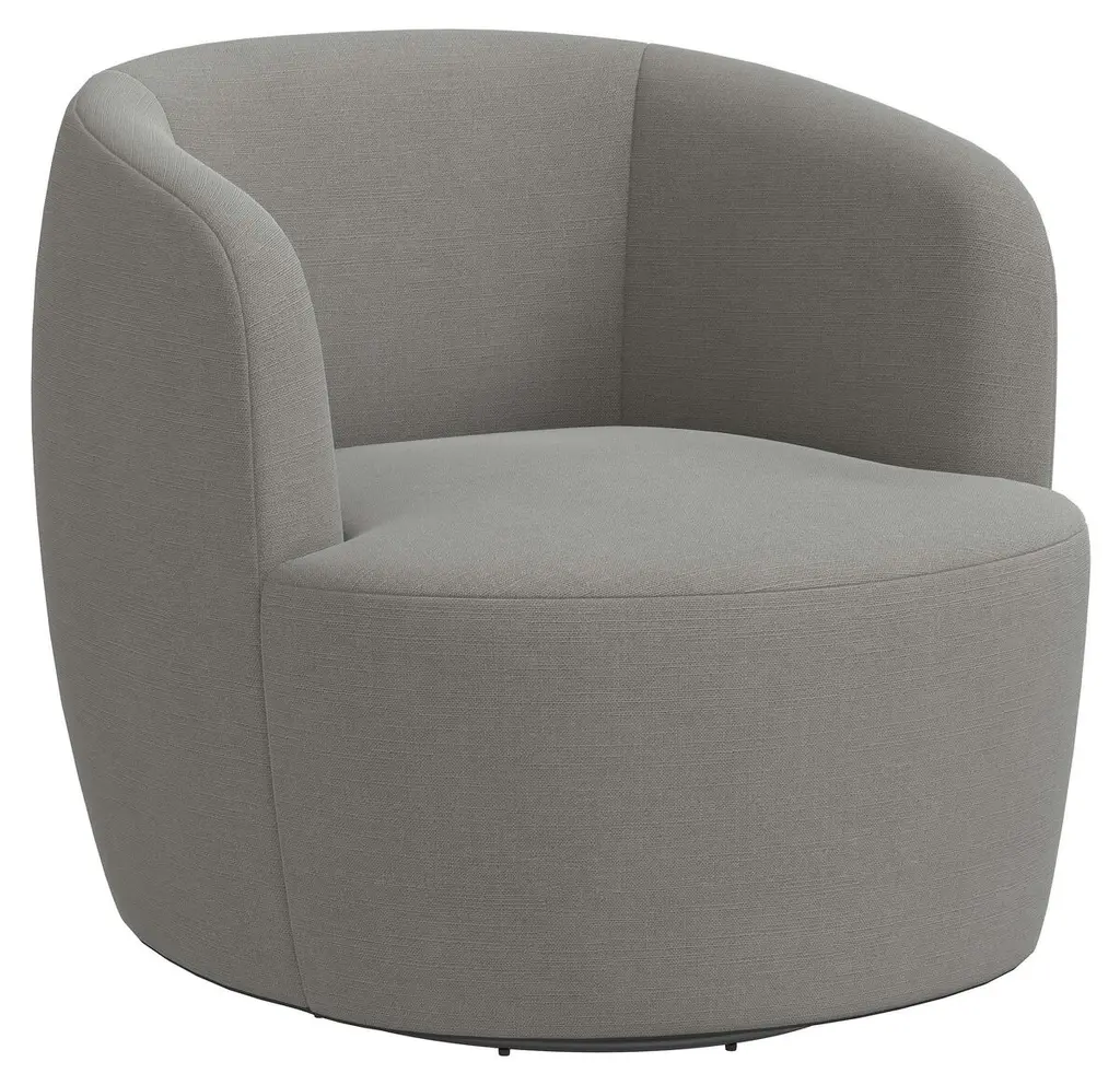 Chester Linen Swivel Chair