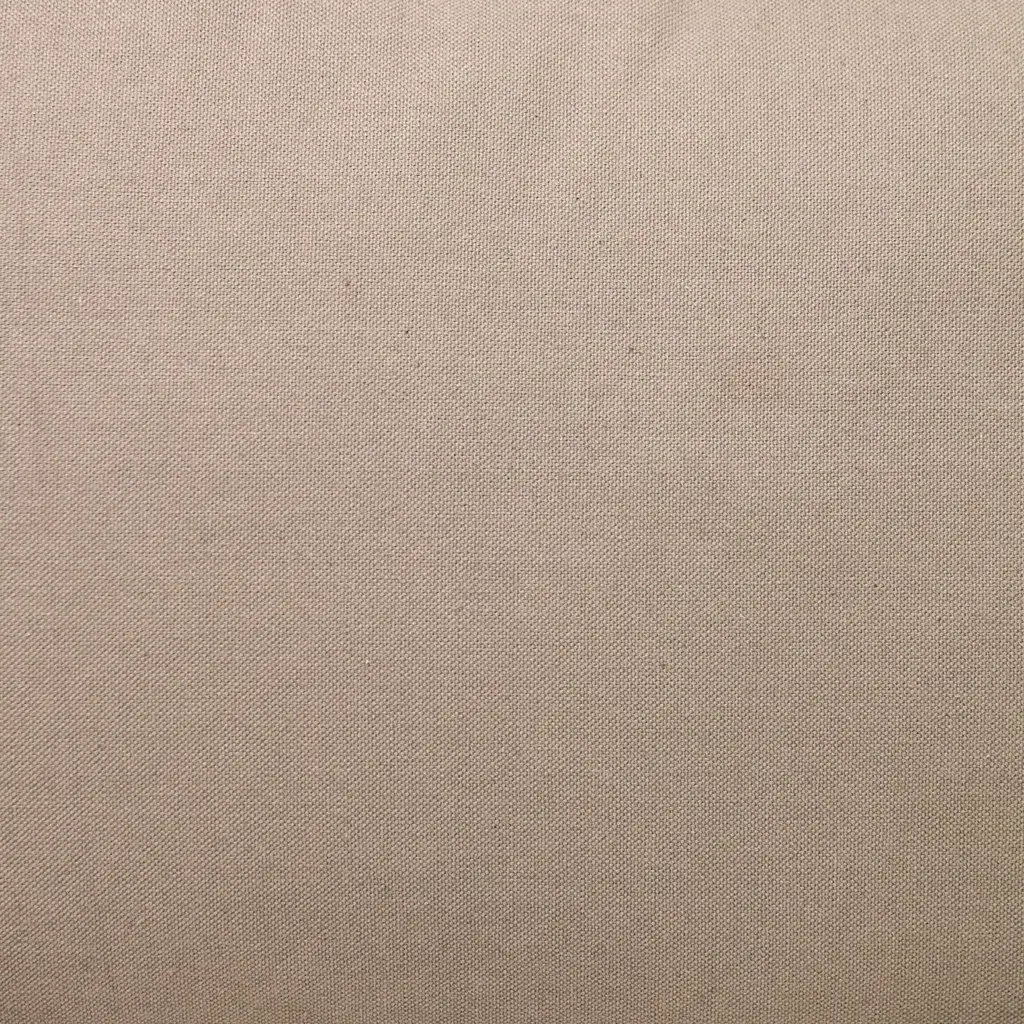 Cotton Rectangular Throw Pillow - 18" - Tan Beige - Beige - 18 X 18