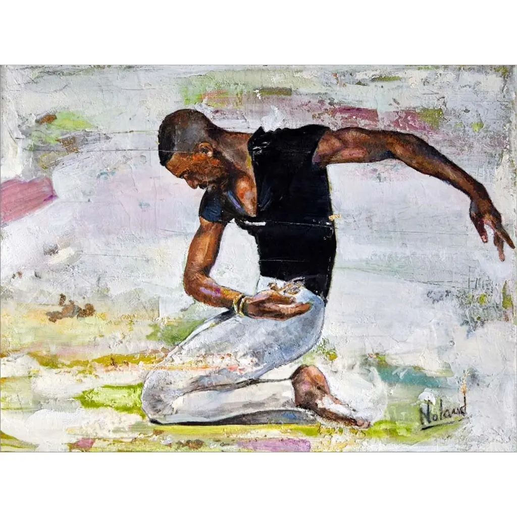 Noland Anderson 'Careful Sparrow' Framed Art - 21 X 16