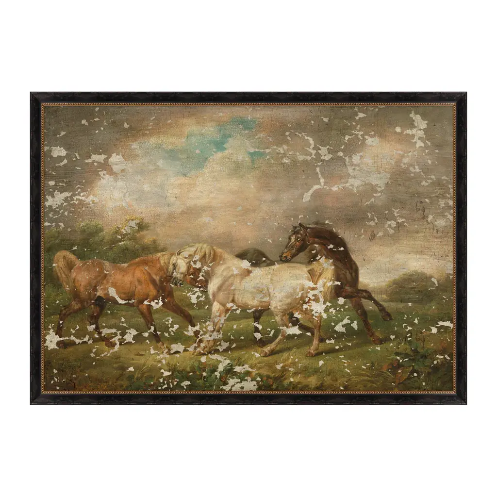 Horses Upon The Stormy Sky